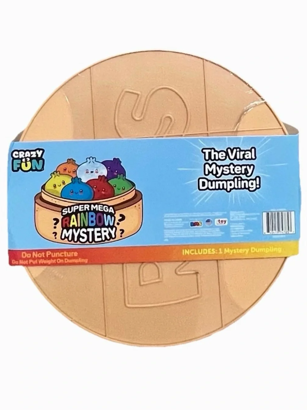 RMS Crazy Fun SUPER MEGA 🌈 Rainbow Mystery Dumpling Bun 12” ~ 8.5lbs NEW SEALED